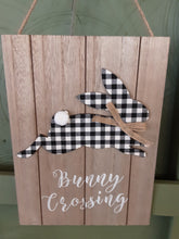 Load image into Gallery viewer, Buffalo Plaid Bunny Signs
